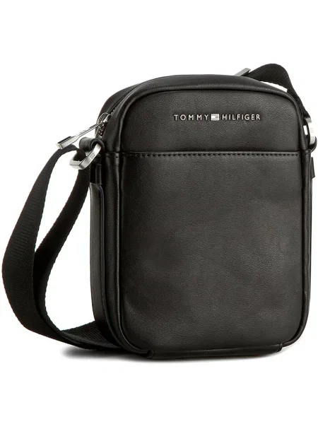 Tommy Hilfiger Мъжка чантичка Th City Mini Reporter черен