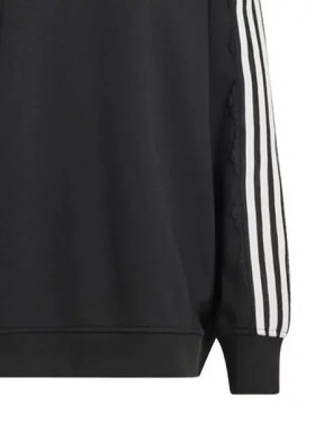 Adidas Džemperis Lace 3 Stripes Crew juoda