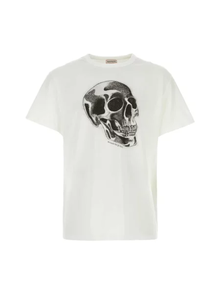 Koszulka Alexander Mcqueen casual biała