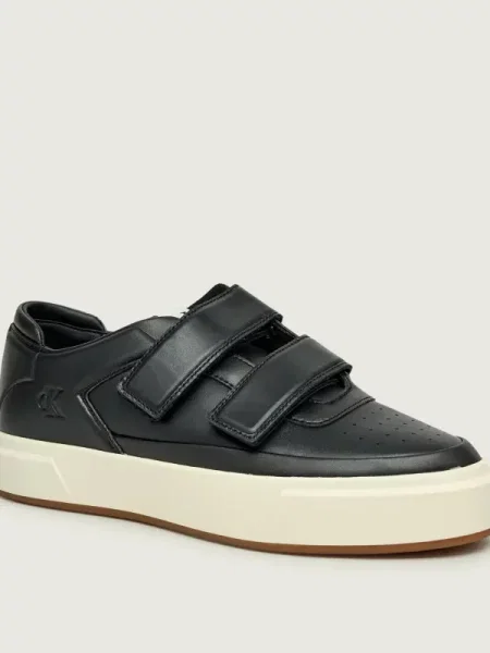 Calvin Klein Teniși din piele CUPSOLE negru