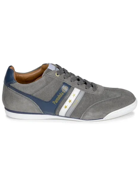 Pantofi Pantofola D'oro din piele de căprioară gri