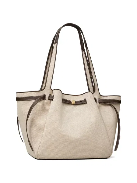 Geantă shopper Tory Burch din canvas