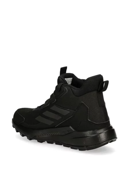 Sneakersy Adidas Terrex w paski z nadrukiem skórzane czarne