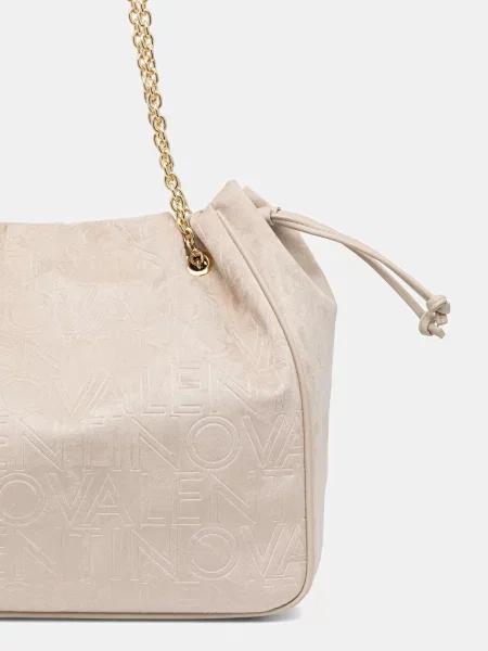 Műbőr shopper táska Valentino bézs