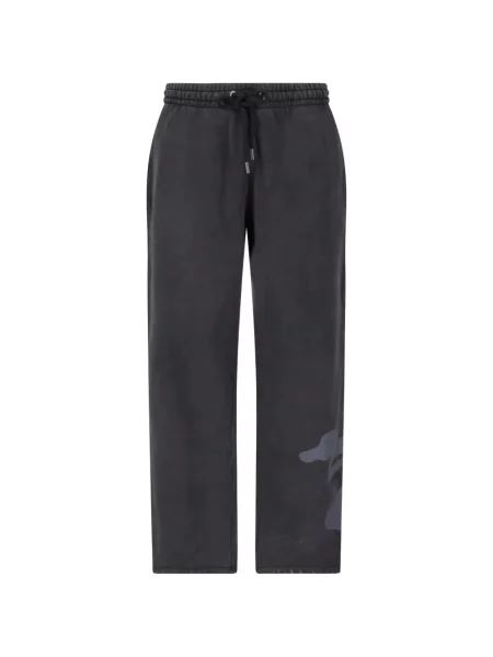 Pantaloni Off-white alb