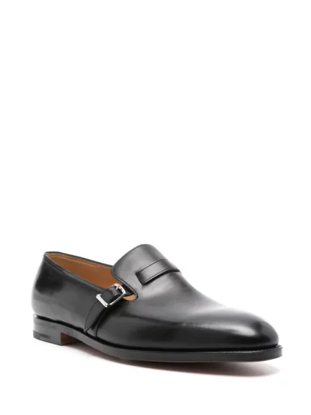 Iš natūralios odos monk batai John Lobb juoda