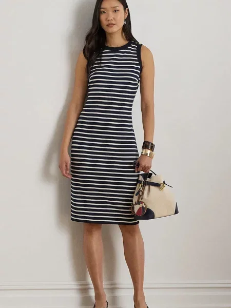 Lauren Ralph Lauren Rochie bleumarin alb