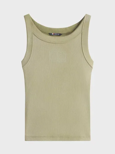 Майка Tommy Jeans оливкова