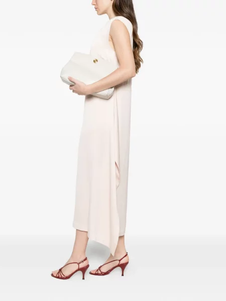 Rochie midi Peserico fără mâneci roz