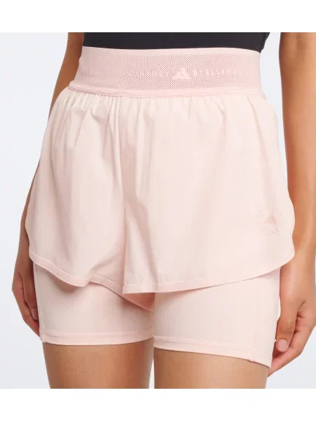 Bežecké šortky Adidas By Stella Mccartney s autogramom ružová