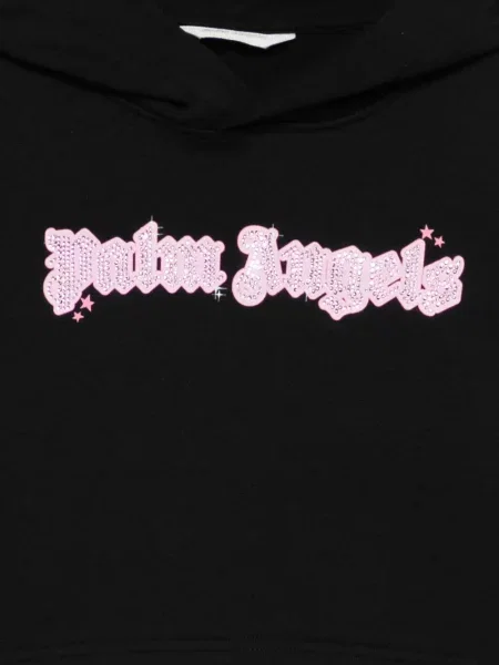 Bluza z kapturem dziecięca Palm Angels czarna