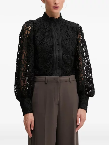 Cămașă Bardot negru