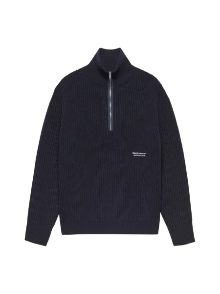 Dzianinowy sweter z golfem New Amsterdam Surf Association niebieski