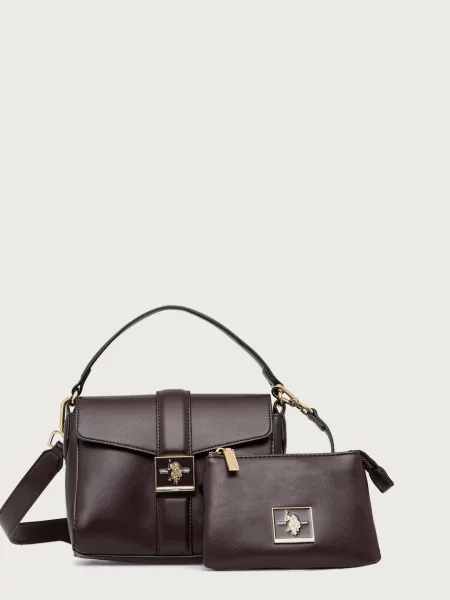 U.S. Polo Assn. geantă crossbody pentru femei MARGARET maro