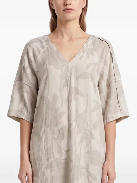 Rochie maxi Brunello Cucinelli cu decolteu în V