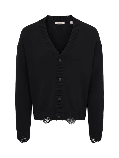 Only & Sons Geacă tricotată ONSTUNE' negru