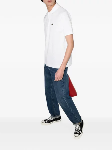 Tricou polo Lacoste alb