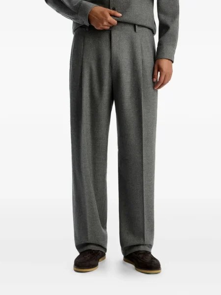 Pantaloni 12 Storeez plisate gri