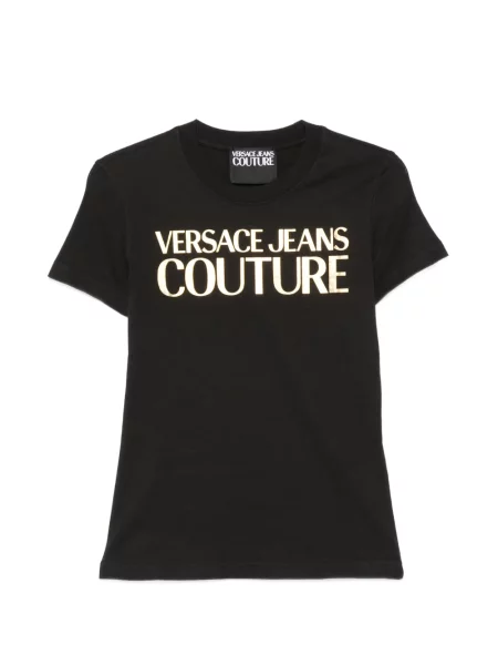 Tricou Versace Jeans Couture cu imagine negru