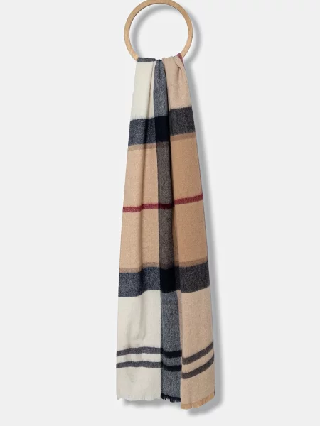 Fular Barbour de lână maro