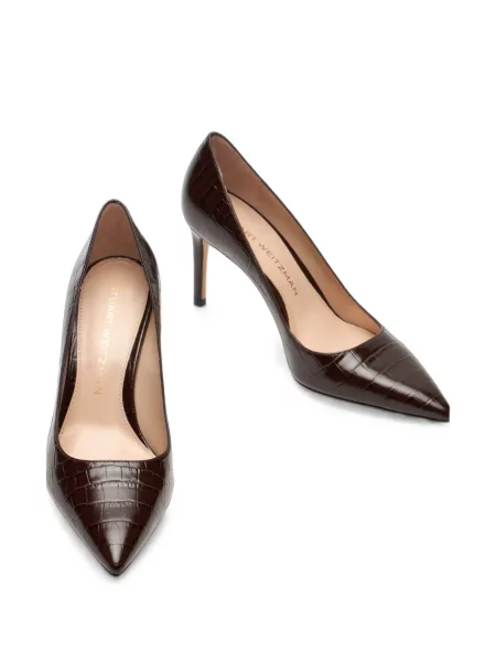 Pantofi cu toc Stuart Weitzman maro