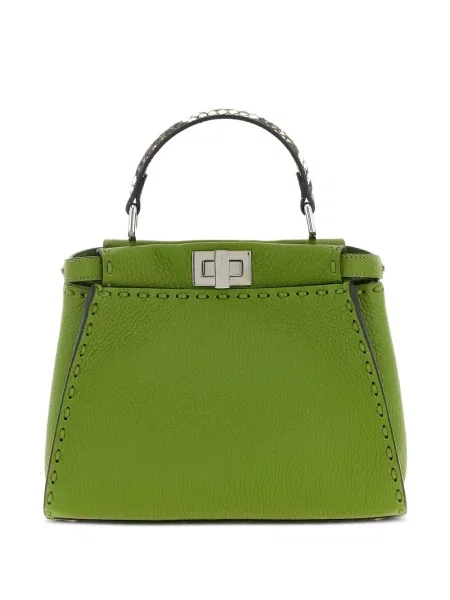 Geantă de mână Fendi Peekaboo verde