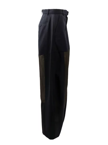Cu centură pantaloni Sacai negru