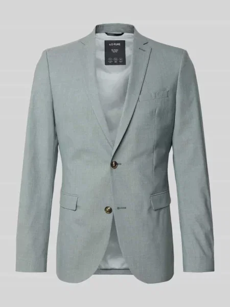 Marynarka do garnituru o kroju slim fit z dodatkiem S.oliver Black Label zielona