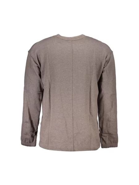 Bluza Calvin Klein z logo brązowa