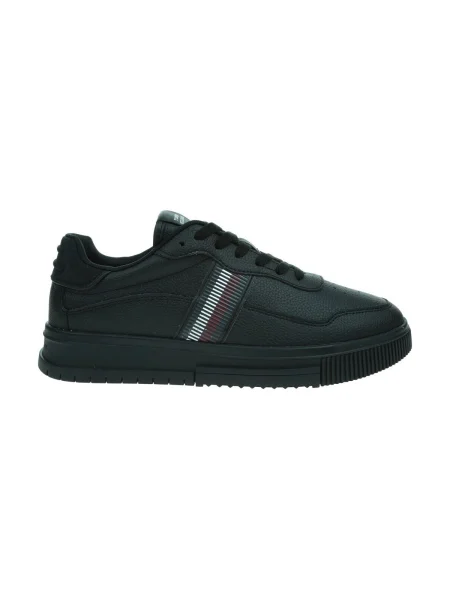 Pantofi Tommy Hilfiger cu dungi negru
