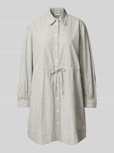 Sukienka koszulowa z tunelem Jake*s Casual granatowa