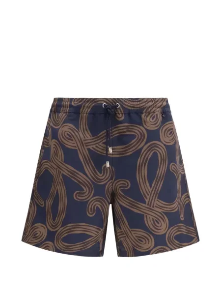 Slip de baie Loewe cu imagine albastru