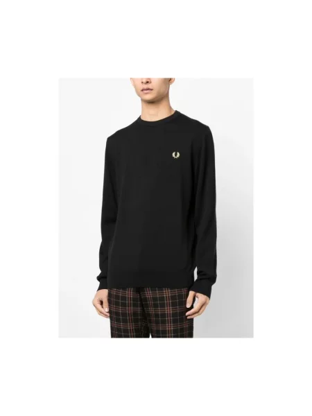 Sweter Fred Perry klasyczny czarny