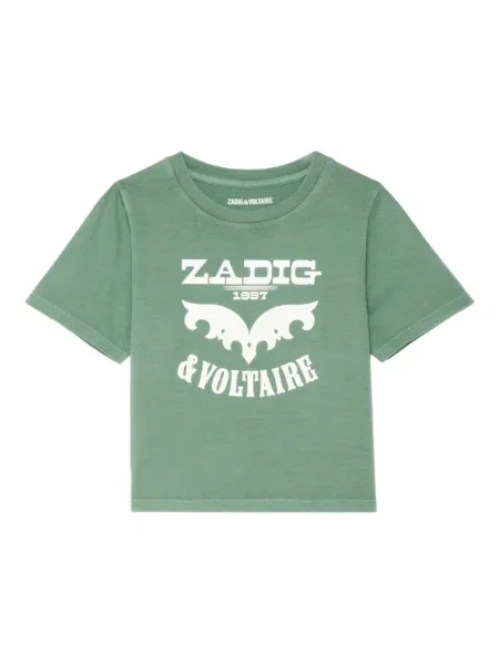 Koszulka dziecięca Zadig & Voltaire zielona