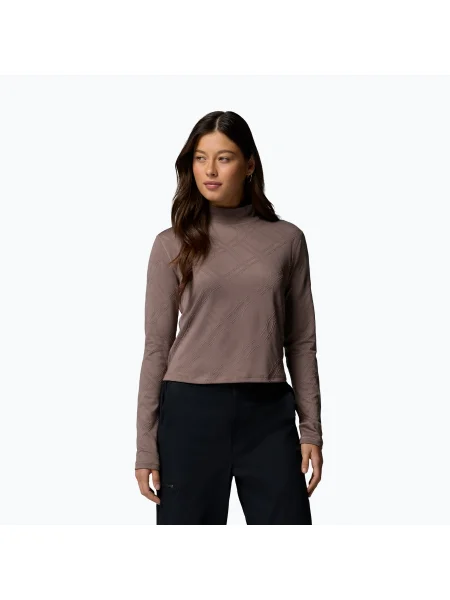 Bluză de trekking cu mâneci lungi pentru femei Columbia Granite Point Turtleneck iron