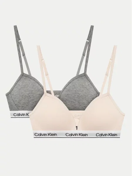 Strečová podprsenka Calvin Klein bílá