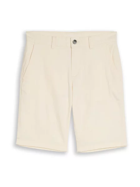 TOM TAILOR Pantaloni eleganți lână alb
