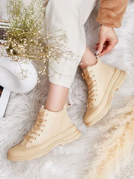 Sneakerși Resti alb