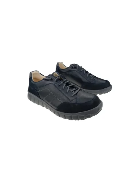Sneakersy Ganter skórzane niebieskie