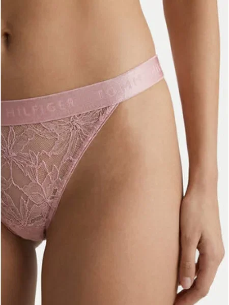 Tommy Hilfiger Underwear Tanga gaćice pastelno roza ružičasta