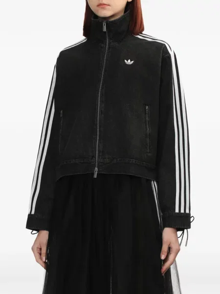 Pantaloni Adidas cu volane cu șireturi din dantelă roz