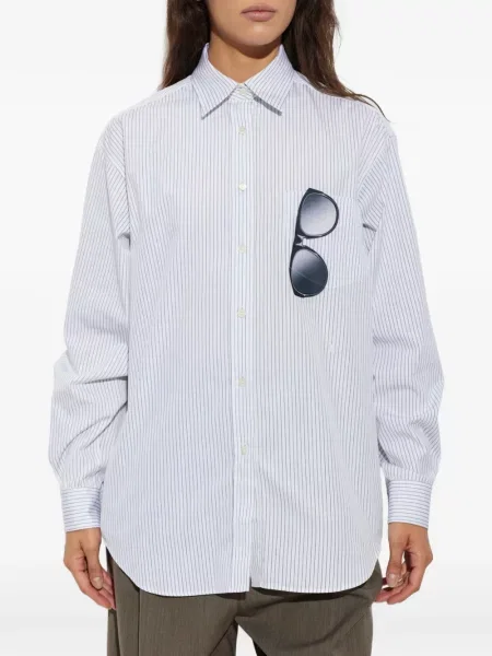 Cămașă Moschino cu dungi alb