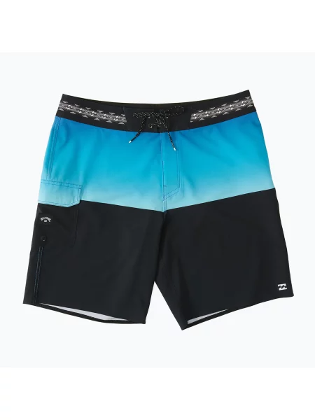Мъжки къси панталони за плуване Billabong Pro neon blue синьо