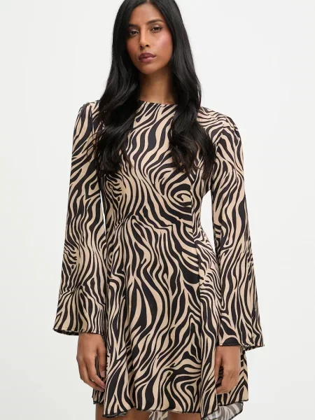 Haljina Answear.LAB mini širi se prema dolje crna