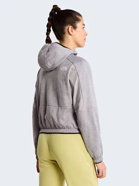 Флисовый свитер The North Face серый