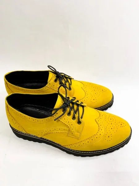 Legessy Броги ONYX_YELLOW Жовтий шкіра чорний