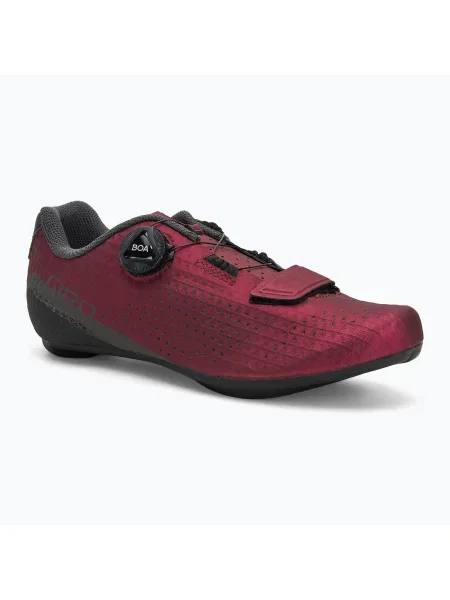 Дамски шосейни обувки Giro Cadet Carbon ano dark cherry винено червено