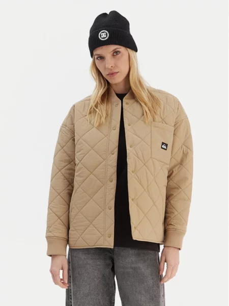 Bunda pro přechodné období Quiksilver béžová