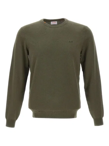 Pulover Sun68 cu broderie verde