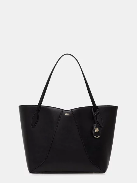 BOSS NUMAH Geantă de mână nouă din piele negru